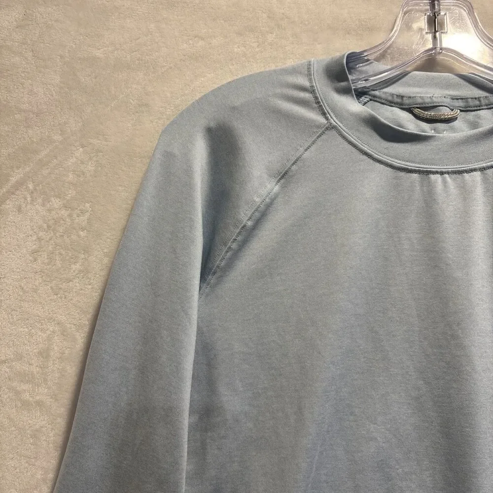 THE NORTH FACE UPF40+ Girl's Size Large 14/16 Blue Long Sleeve Sun & Swim Shirt